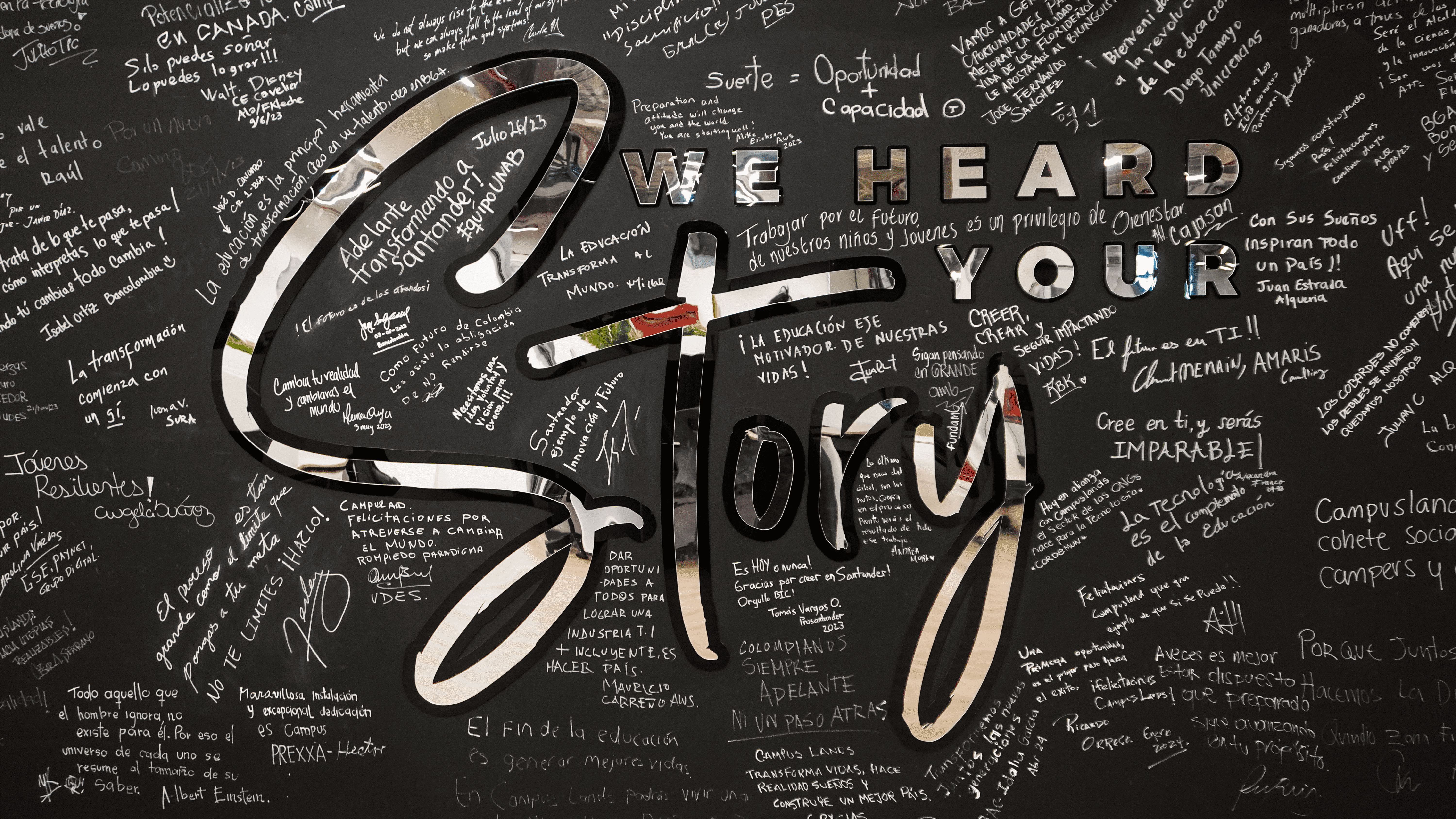 We heard your story